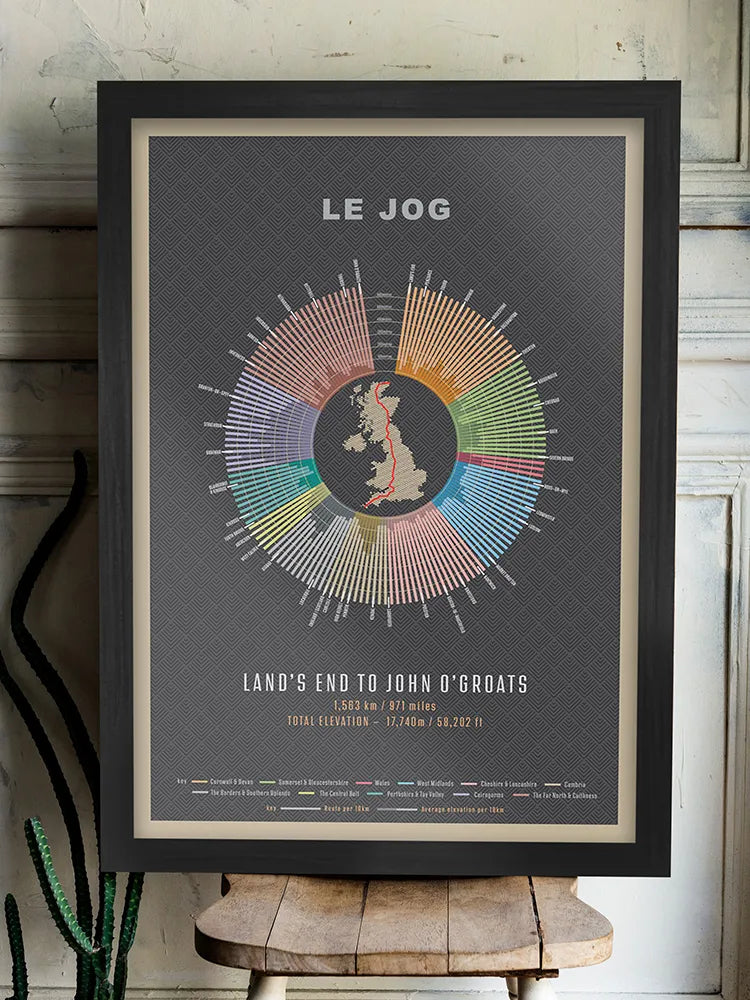 Le Jog | Land's End to John o'Groats | Cycling Print