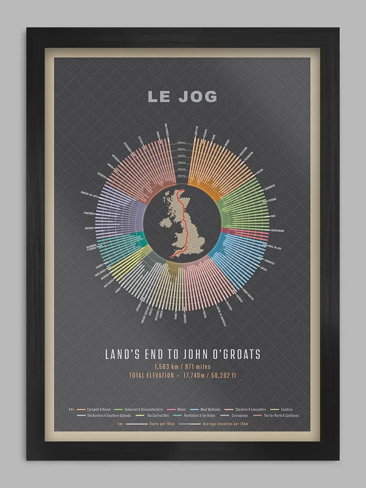 Le Jog | Land's End to John o'Groats | Cycling Print