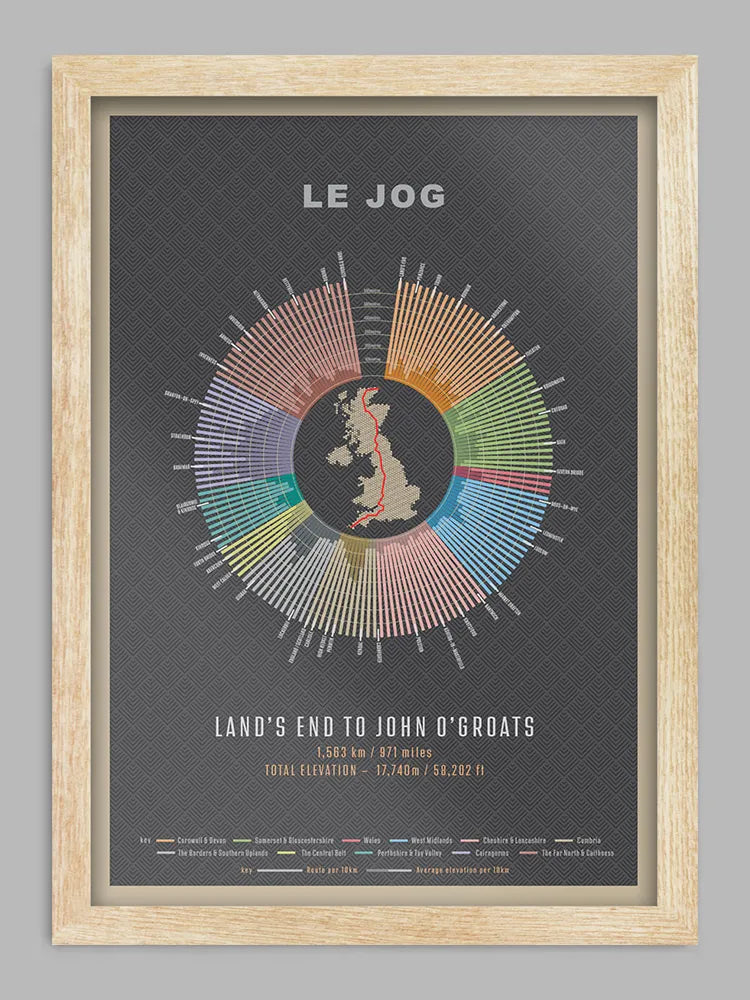 Le Jog | Land's End to John o'Groats | Cycling Print