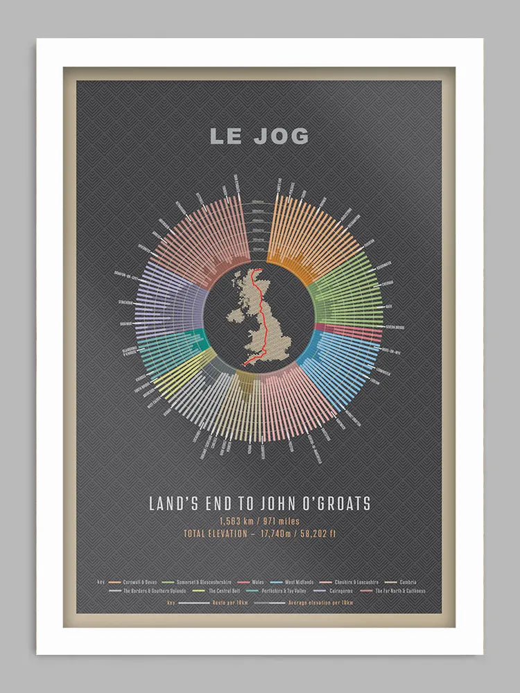 Le Jog | Land's End to John o'Groats | Cycling Print