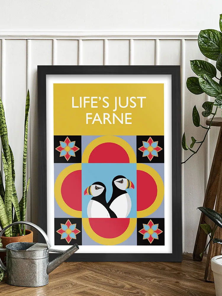 Life's Just Farne Print