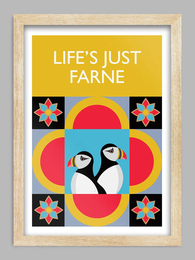 Life's Just Farne Print