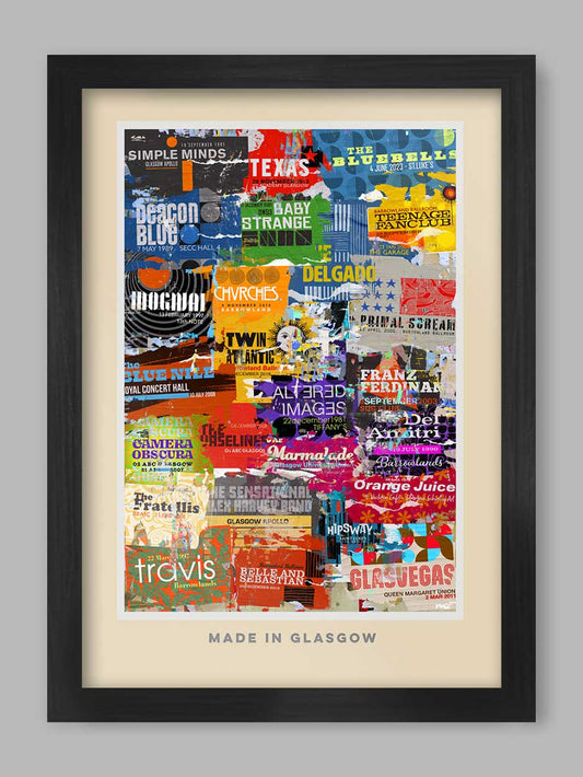Made in Glasgow - Poster Print