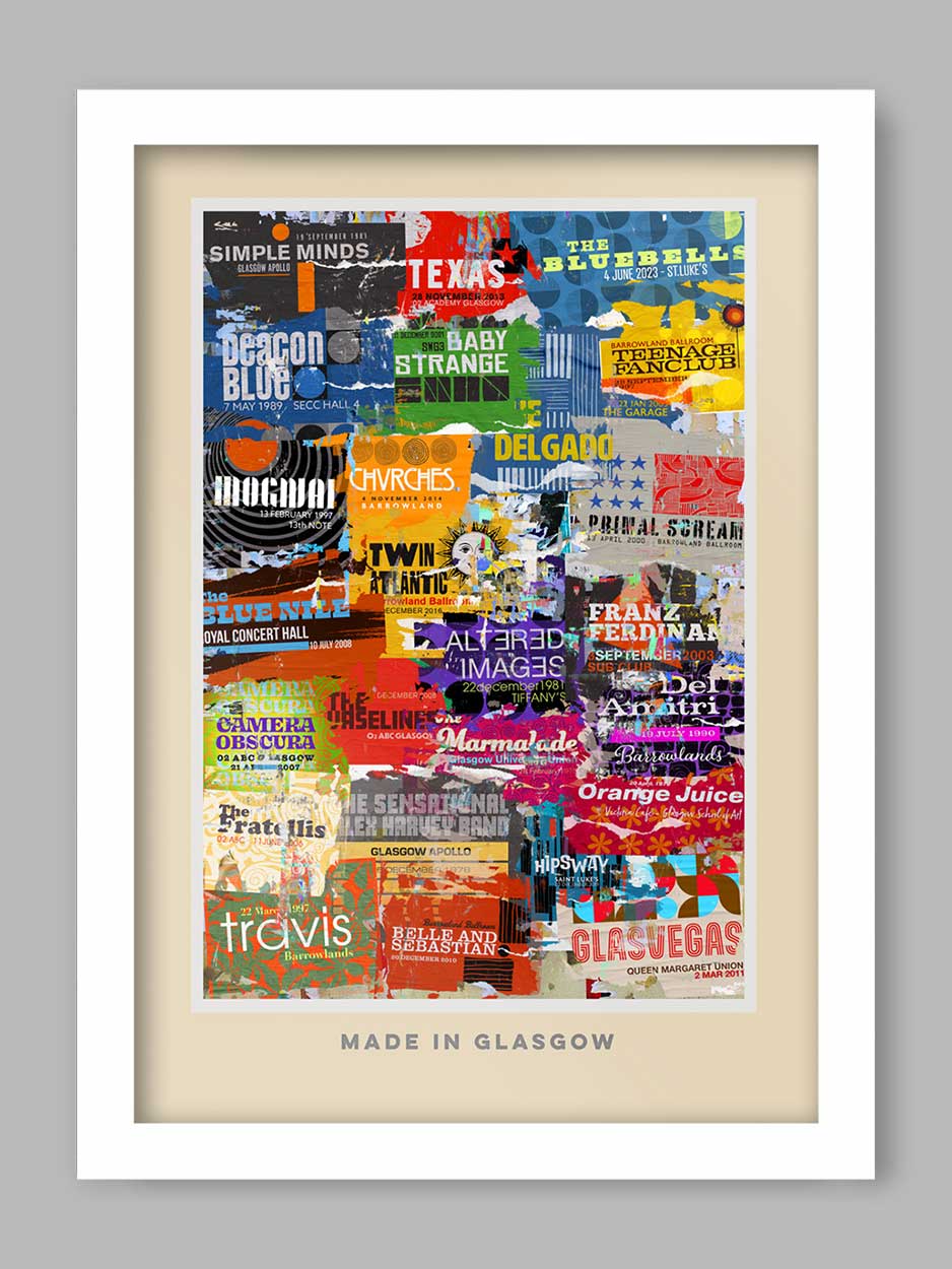Made in Glasgow - Poster Print