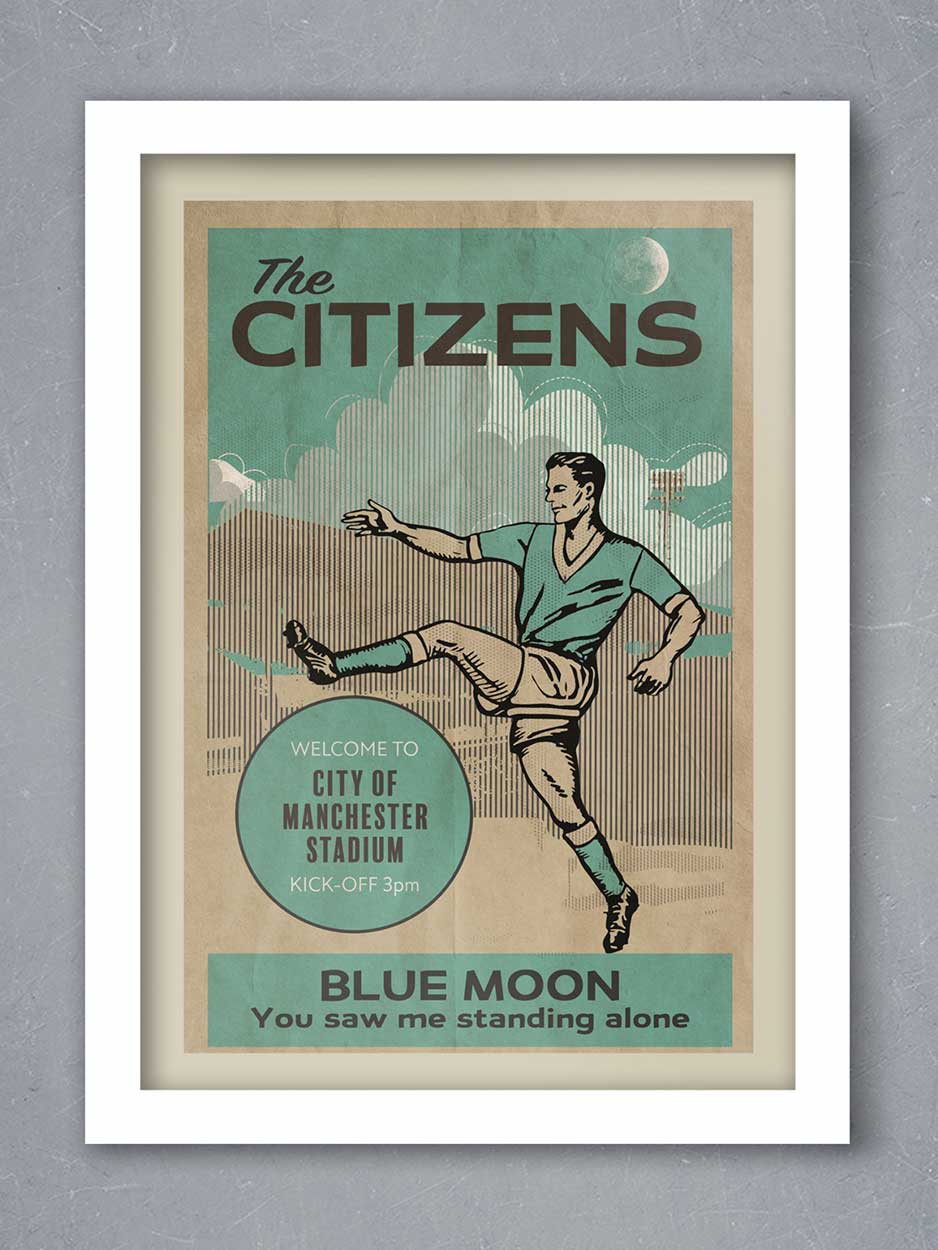 The Citizens Football Poster Print