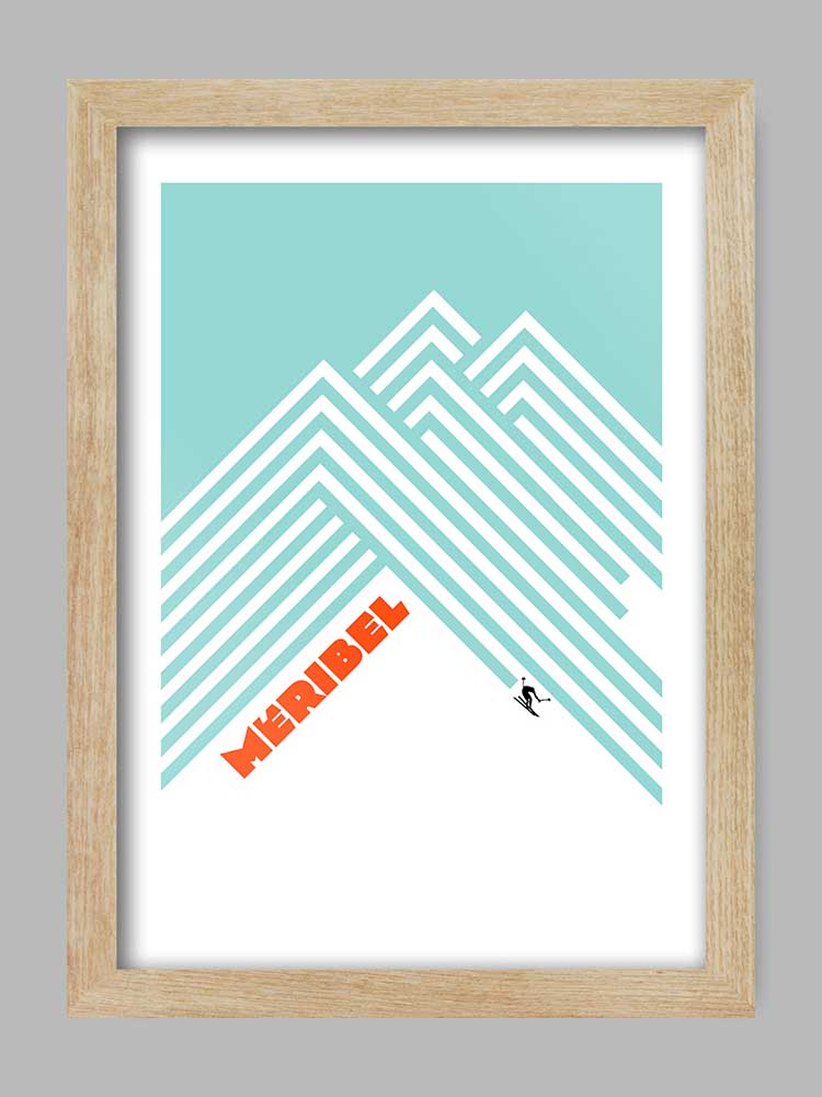 Meribel - Skiing Print