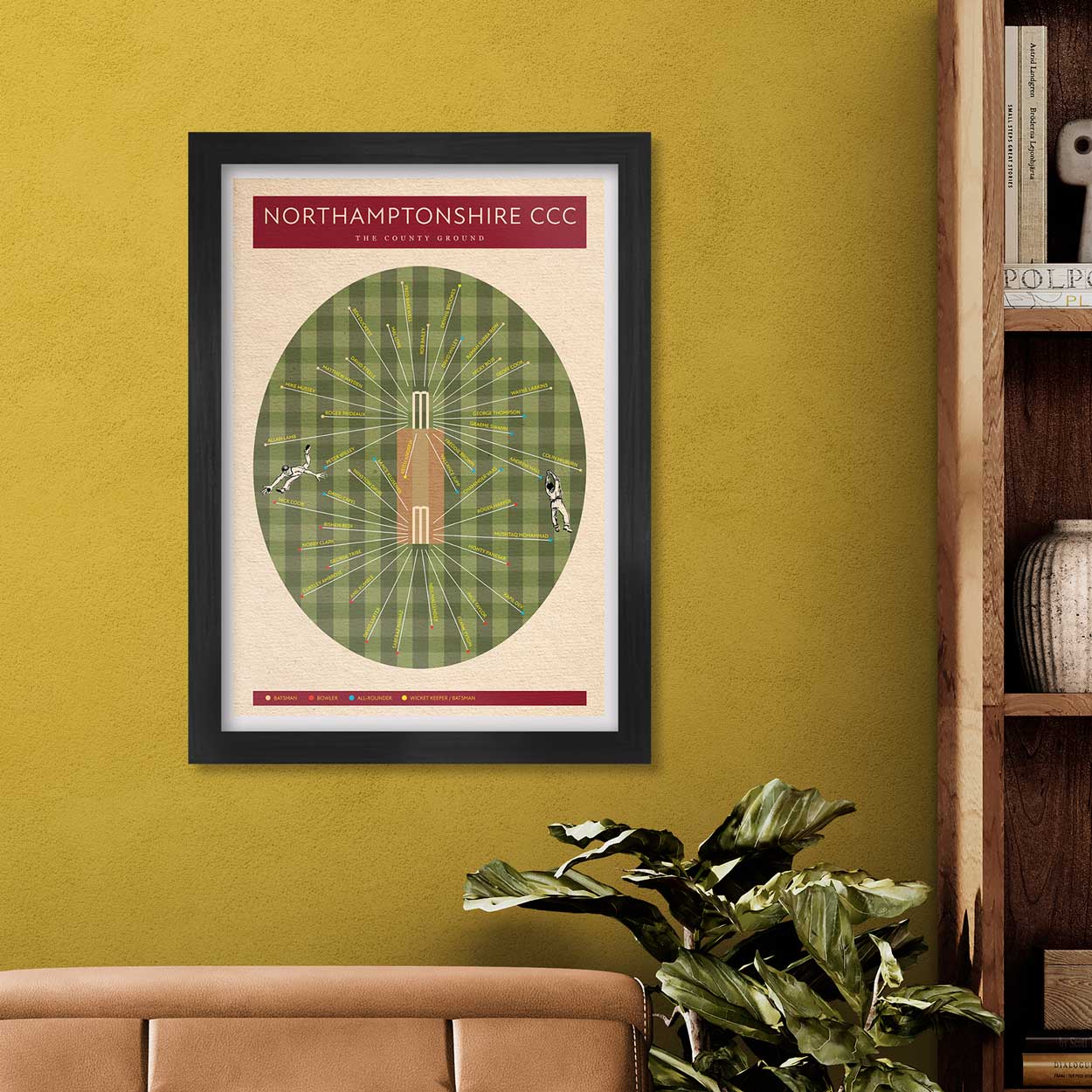 Northants CCC - Cricket Poster Print