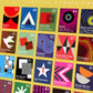 Number Ones of the Eighties - Music Poster print