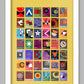 Number Ones of the Eighties - Music Poster print