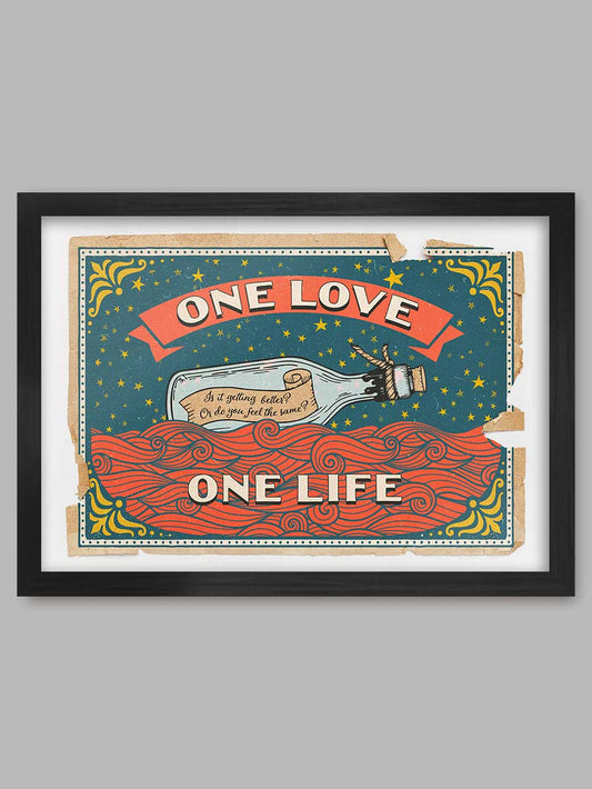 One - Music Poster Print