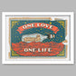 One - Music Poster Print