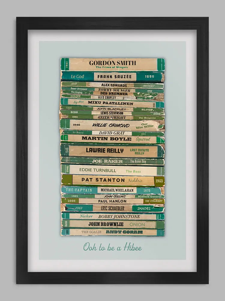 Ooh to be a Hibee Football Print