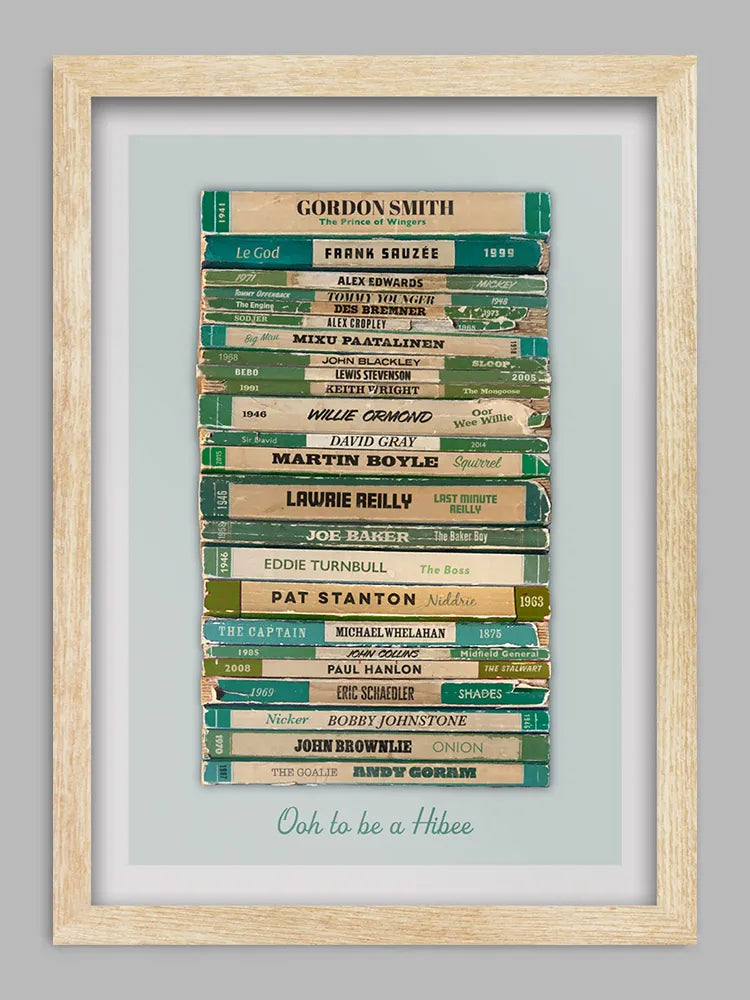 Ooh to be a Hibee Football Print
