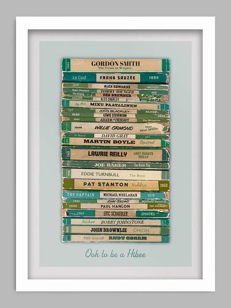 Ooh to be a Hibee Football Print