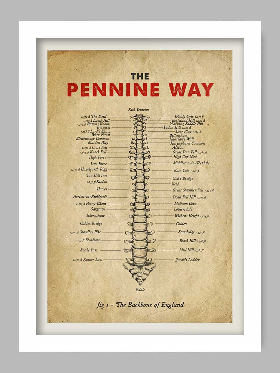 Pennine Way Poster Print