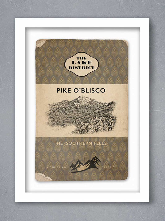 Pike o'Blisco Cumbrian Classic - Retro Lakes Poster