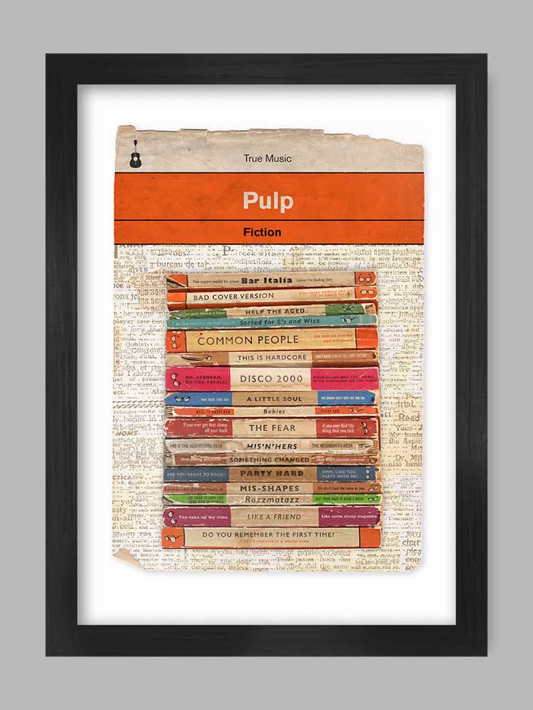 Pulp Fiction Music Poster Print