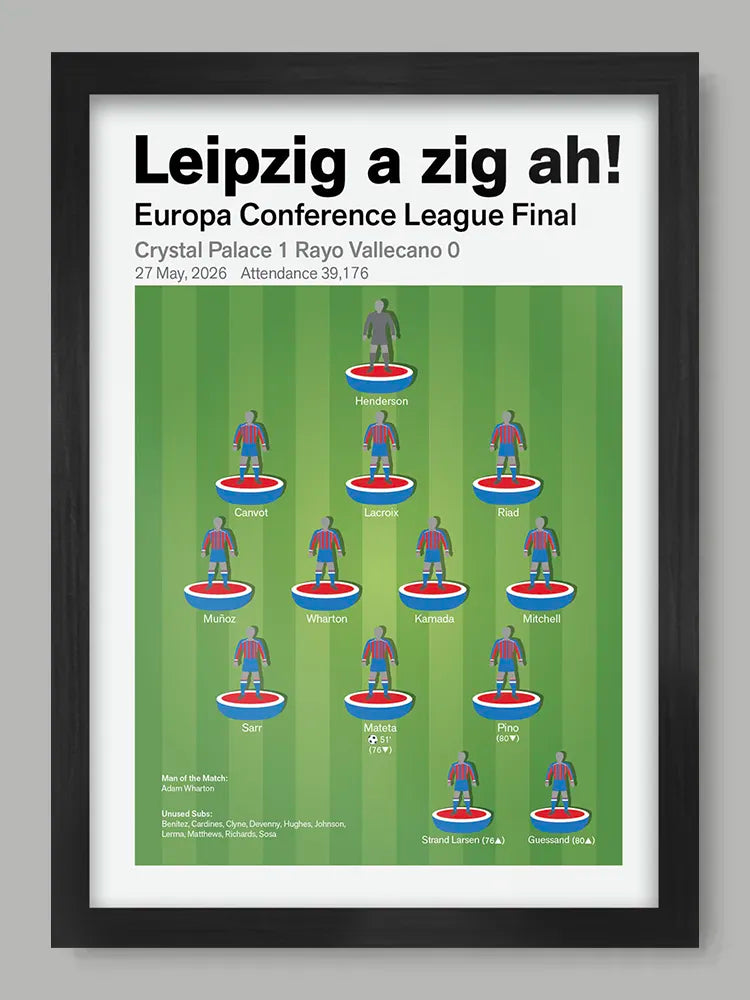 Crystal Palace - Europa Conference League Final Print