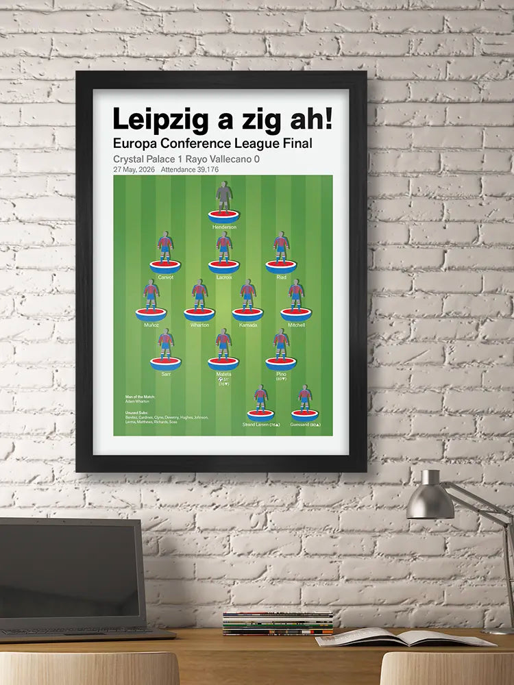 Crystal Palace - Europa Conference League Final Print