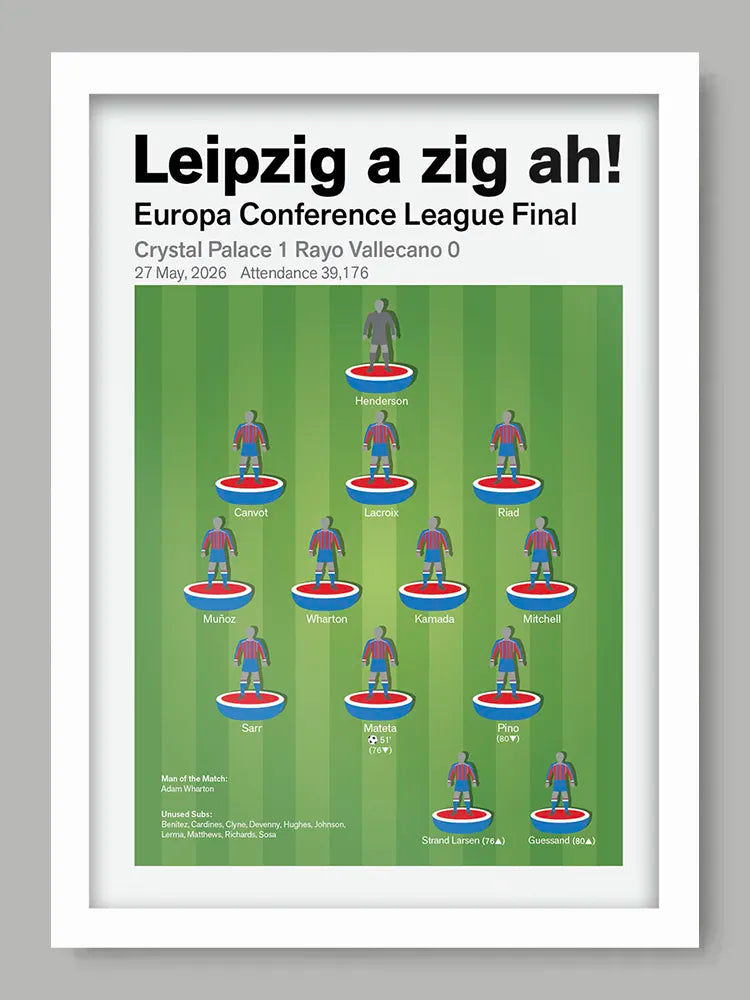 Crystal Palace - Europa Conference League Final Print