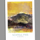Scafell Pike 3 Peaks Card
