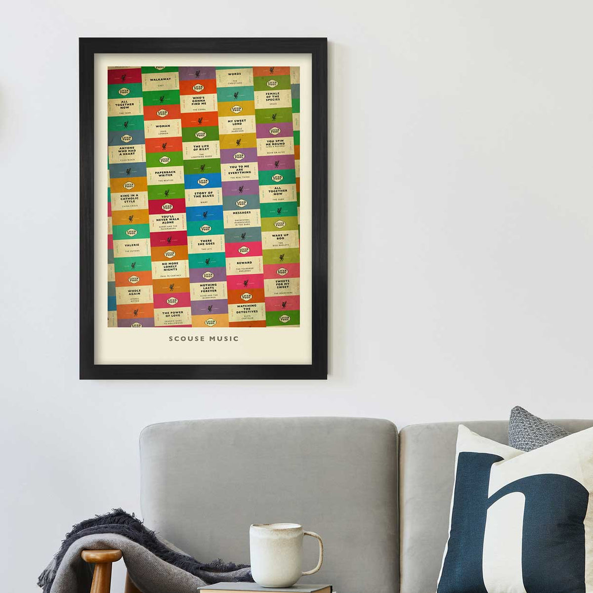 Scouse Music - Liverpool Music Print