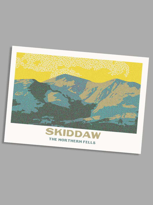 Skiddaw Northern Fells - Blank Greeting Card