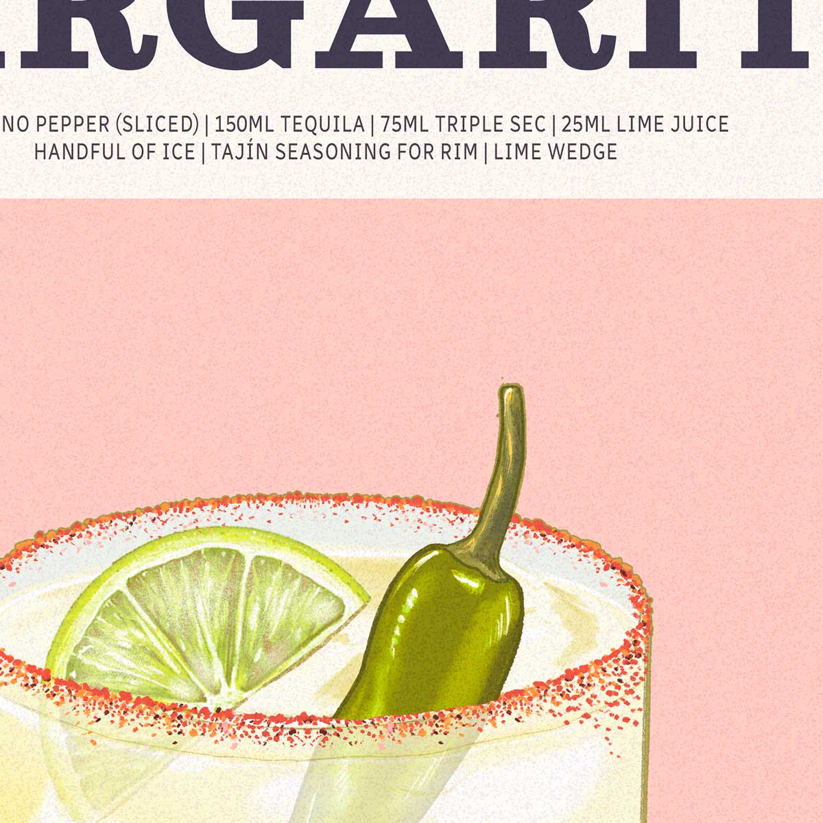 Spicy Margarita Print