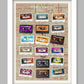Rolling Stones Tapes - Cassette Music Poster Print