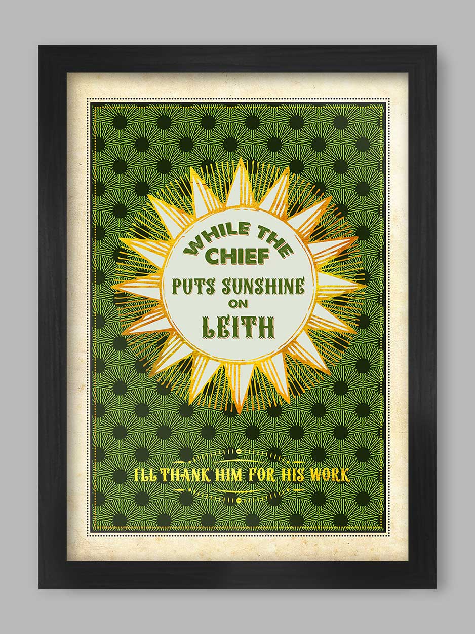 Sunshine on Leith - Poster Print