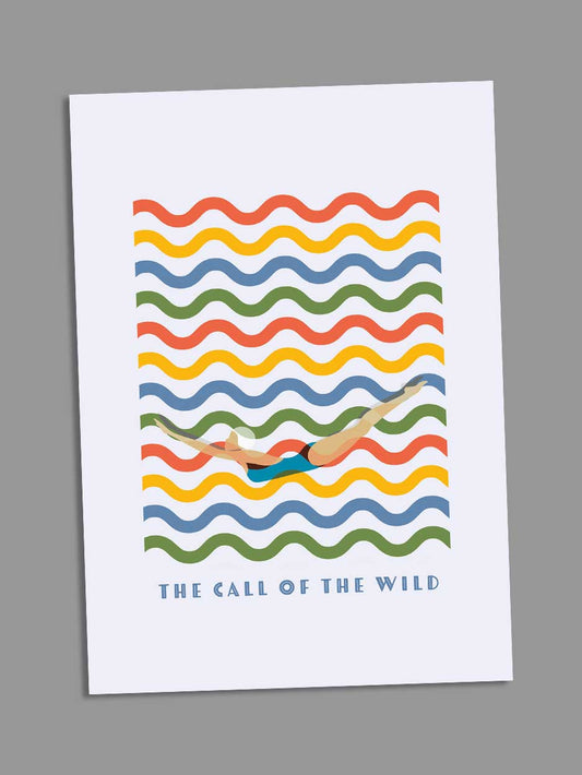 the call of the wild greeting card