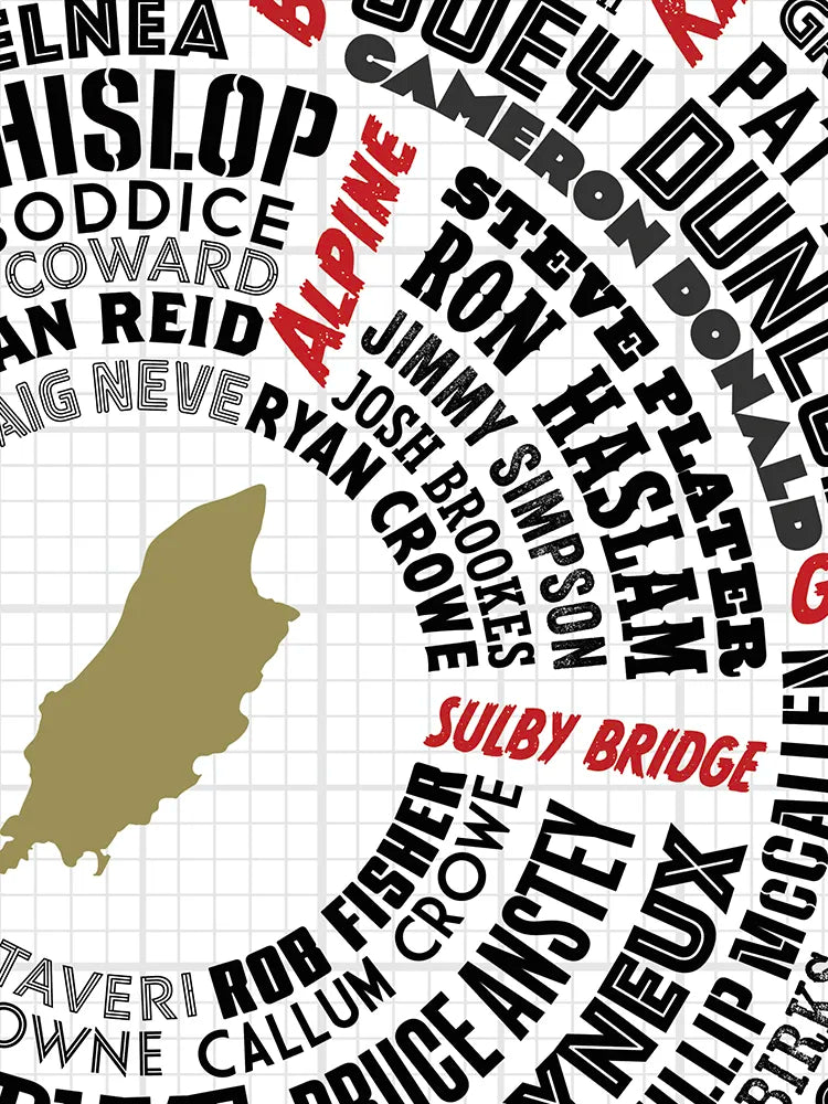 TT Wheel of Fame - Poster Print