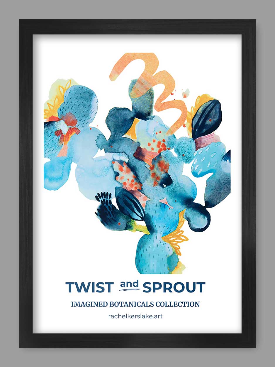Twist and Sprout Print