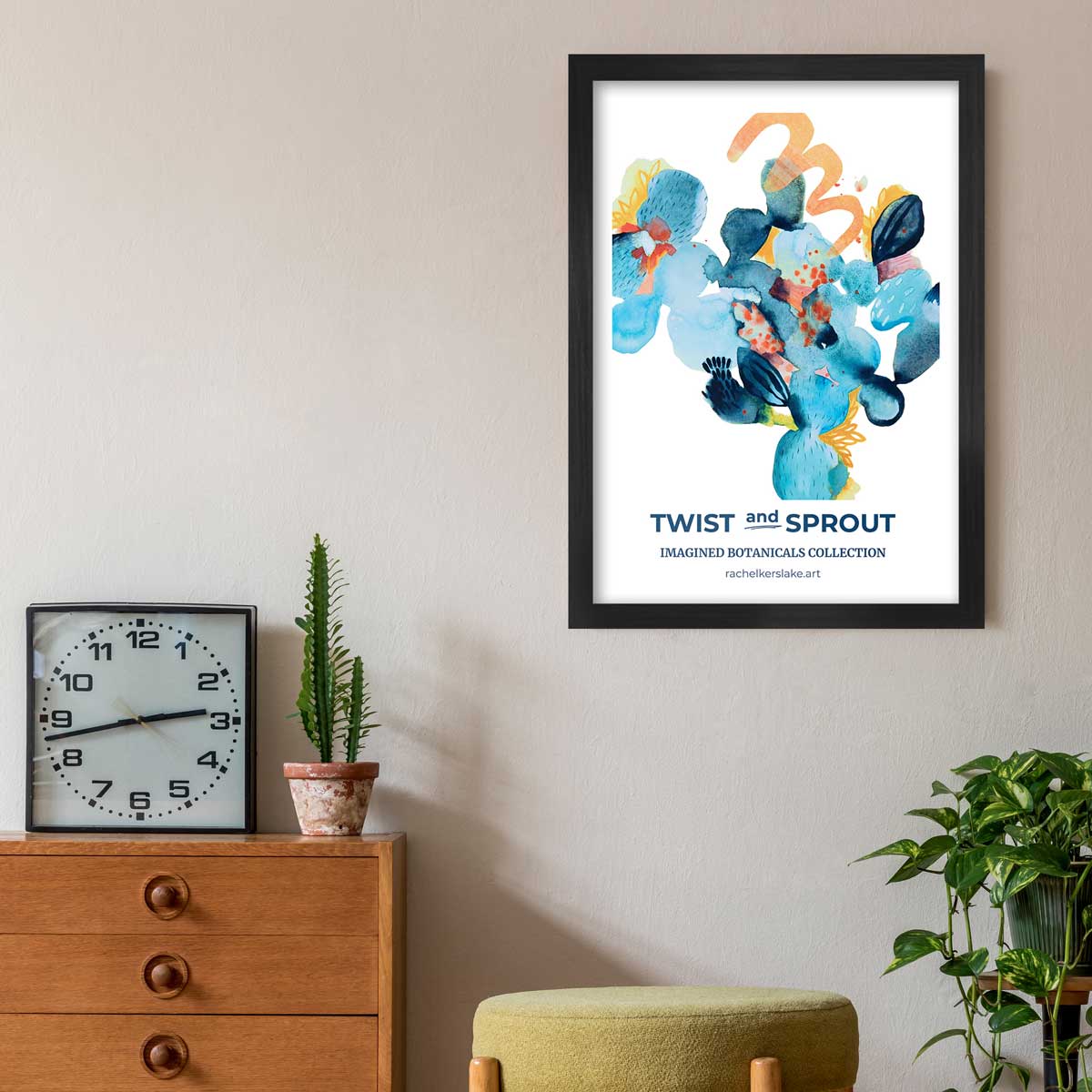 Twist and Sprout Print