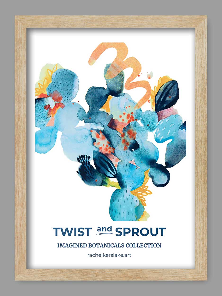 Twist and Sprout Print