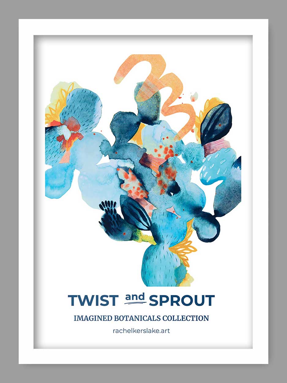 Twist and Sprout Print