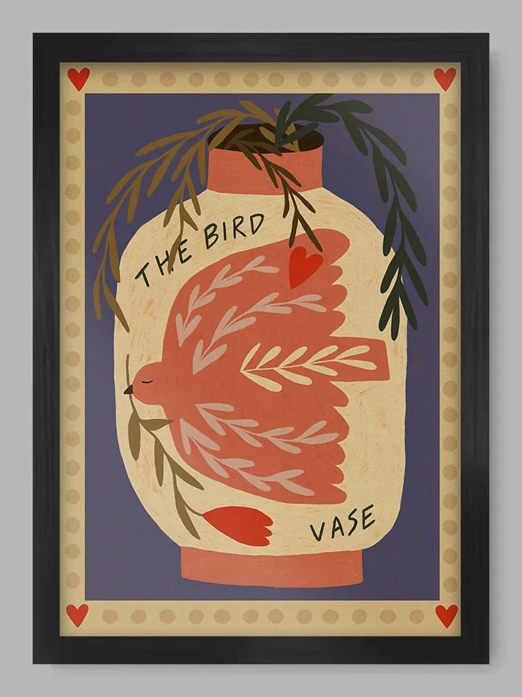 The Bird Vase Print
