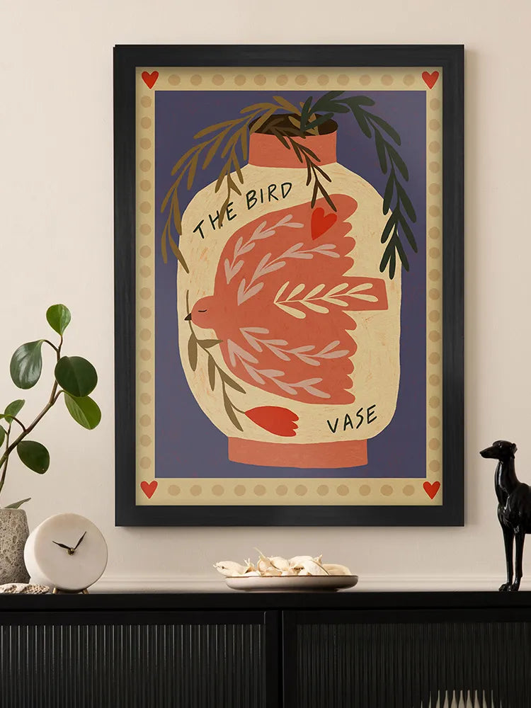 The Bird Vase Print