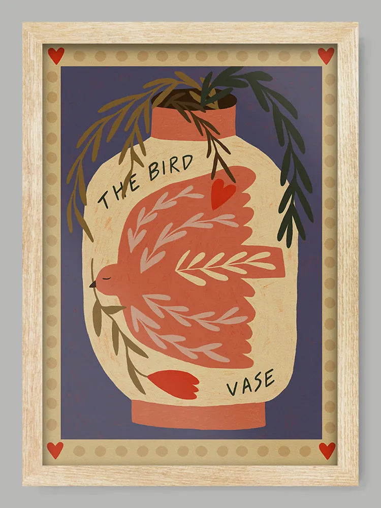 The Bird Vase Print