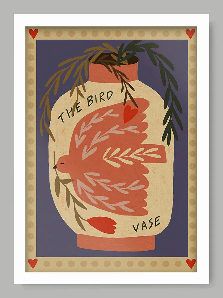 The Bird Vase Print