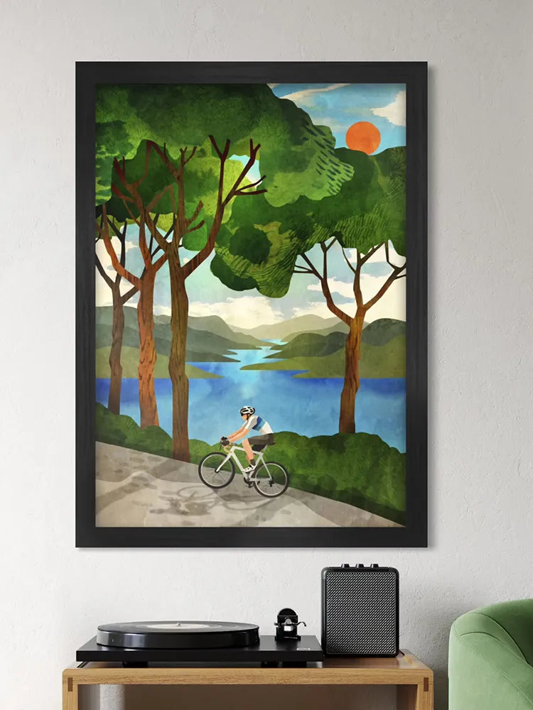 Under Pines - Cycling Print
