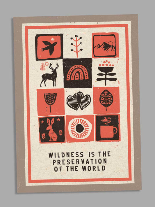 Wildness - Blank Greeting Card