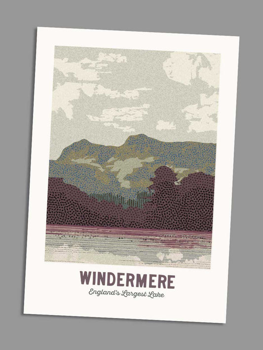 Windermere Enlgand's Largest Lake Card