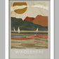 Windermere - the lake poster print