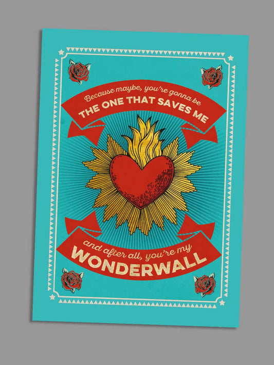 Wonderwall greeting card