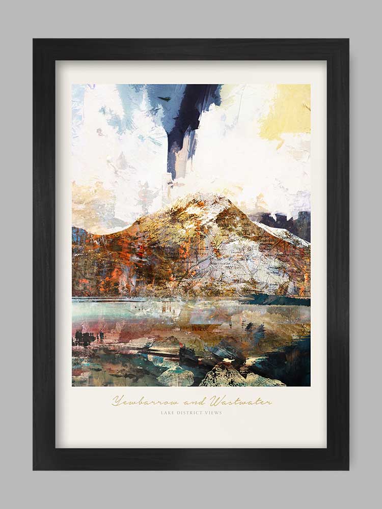 Yewbarrow and Wastwater - Lake District Views Print