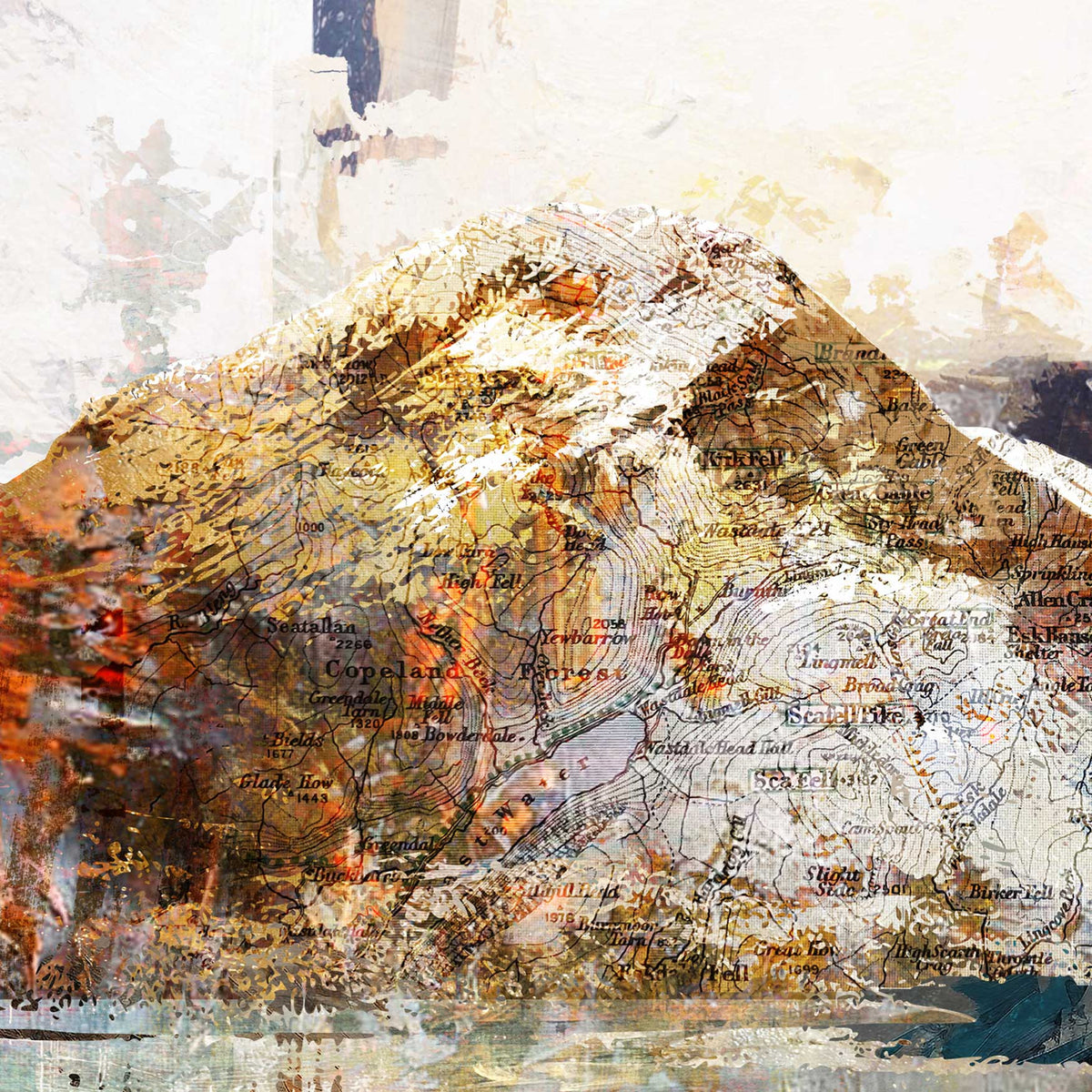 Yewbarrow and Wastwater - Lake District Views Print