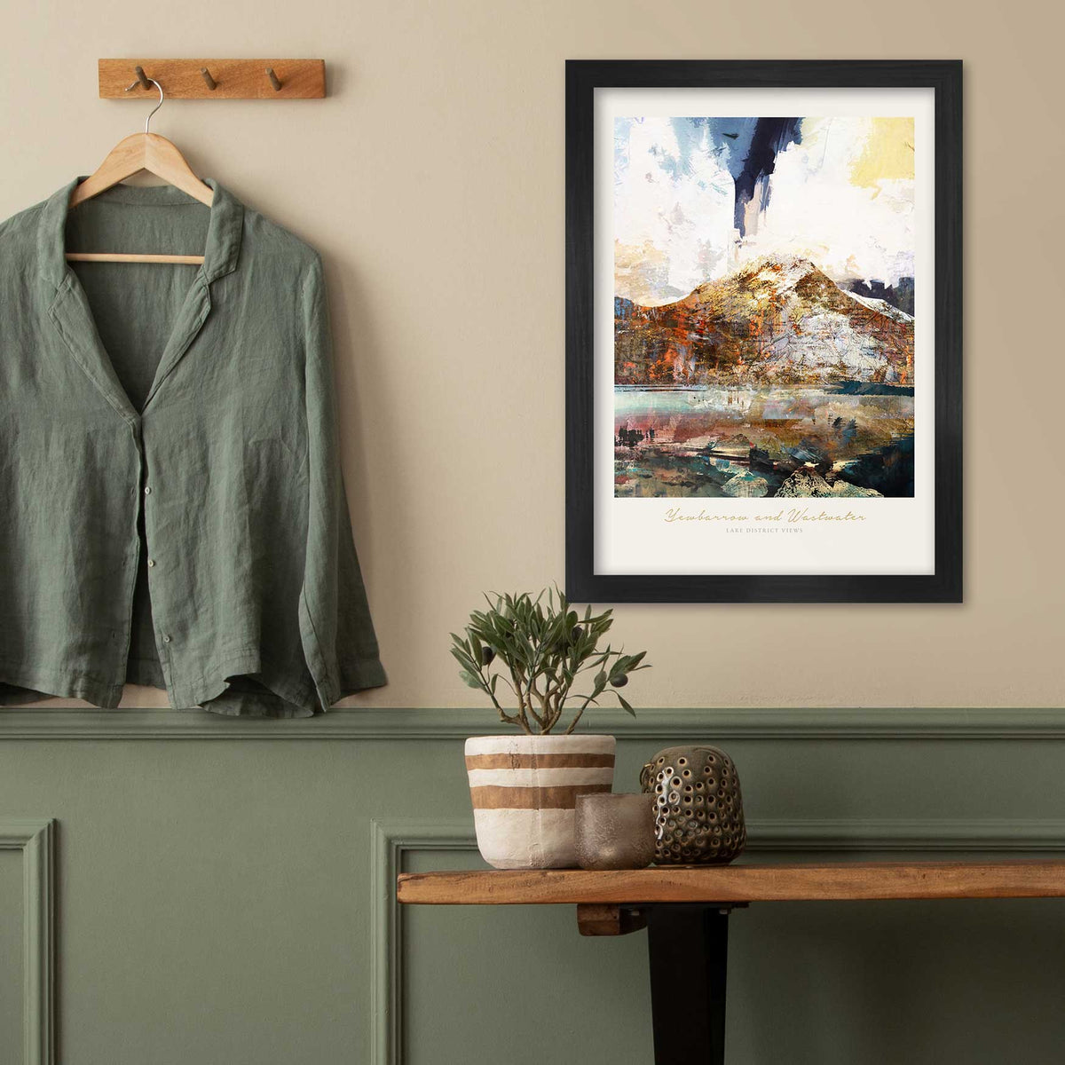 Yewbarrow and Wastwater - Lake District Views Print