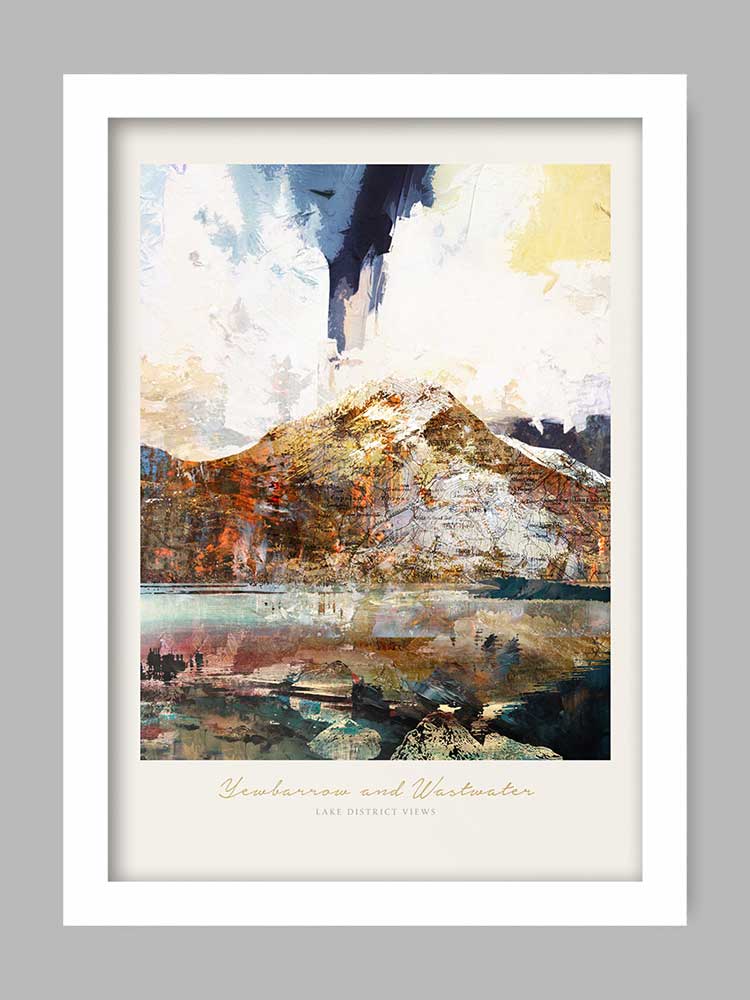 Yewbarrow and Wastwater - Lake District Views Print