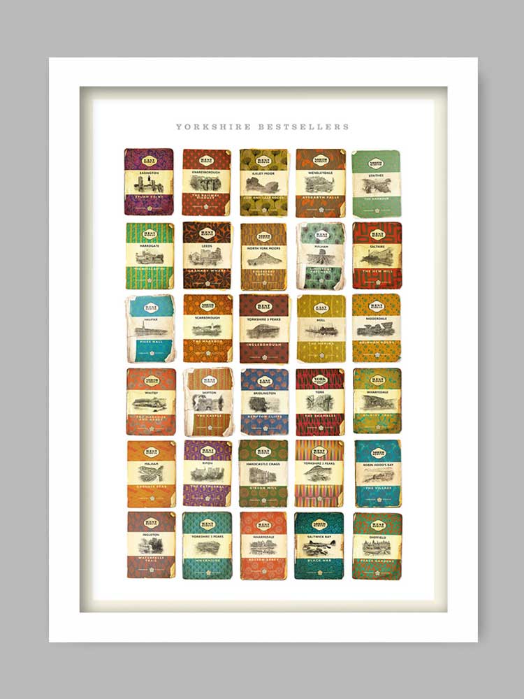 Yorkshire Bestsellers Poster Print